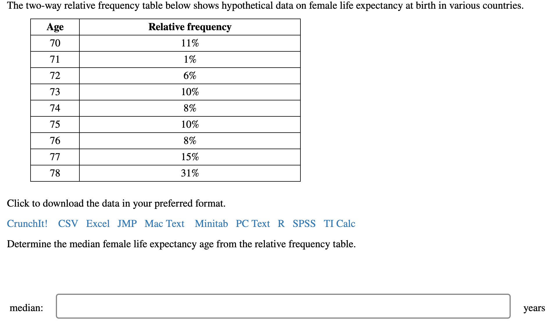 Please help me with this; The two-way relative frequency table below shows