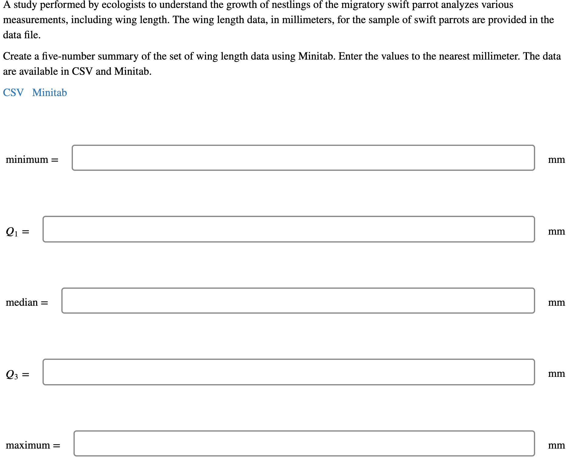 hypothetical data on female life expectancy at birth in various countries. Age