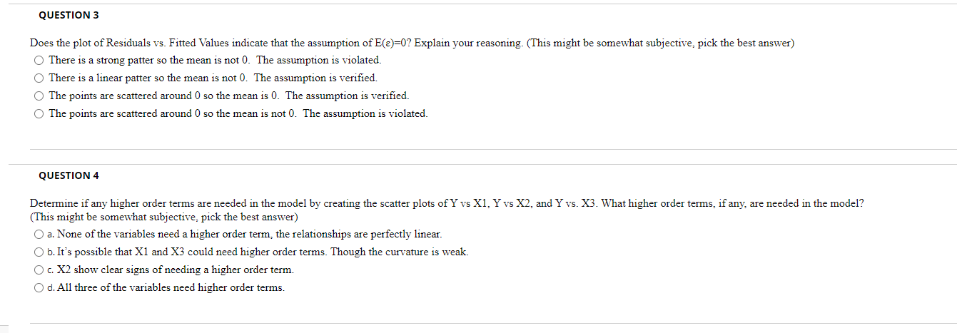 indicate that the assumption of constant variance is valid? Explain your reasoning.