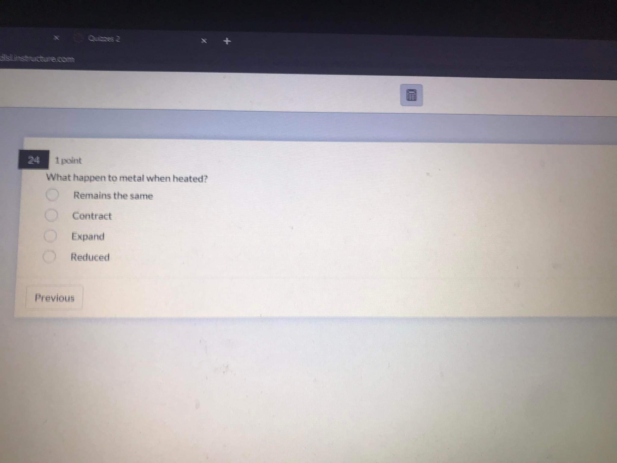 Isl.instructure.com 25 1 point At the edge of the cliff, you are