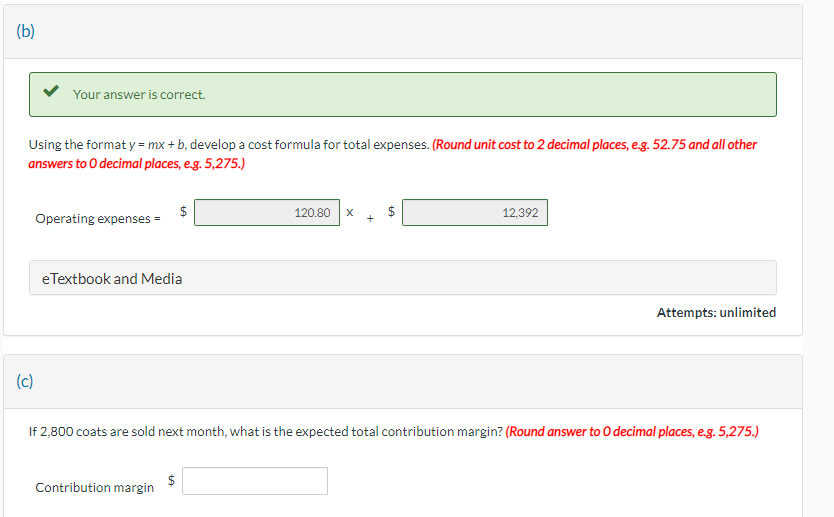 ended January 31: Sales revenue $ 782,600 Cost of goods sold 301,000