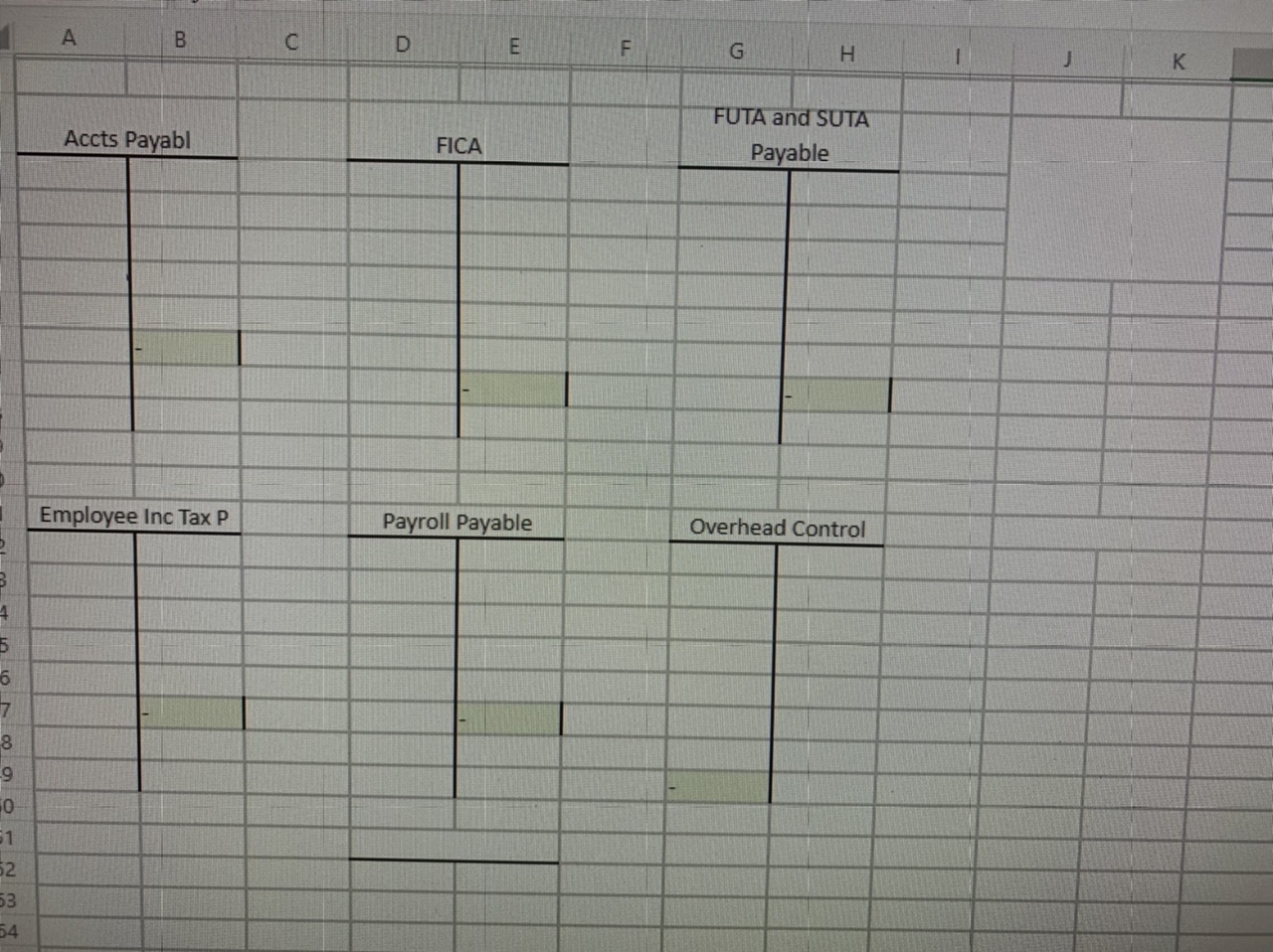 Below is the problem: A B C D E F G H