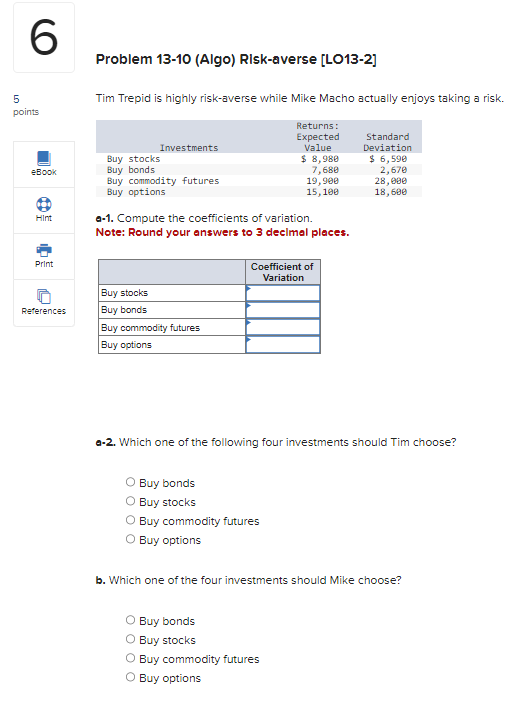 are given next: Sales in Possible Market Reaction Units Probabilities Low response