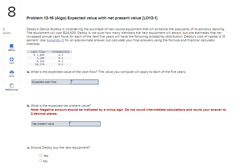 high response 65 9.49 Hint a. What is the expected value of