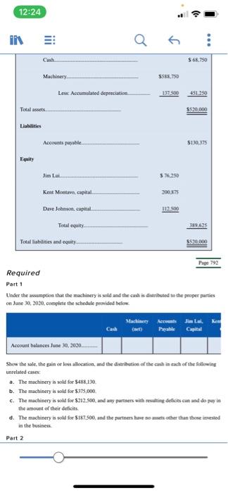 a. In the ratio of their initial investments, which they have agreed