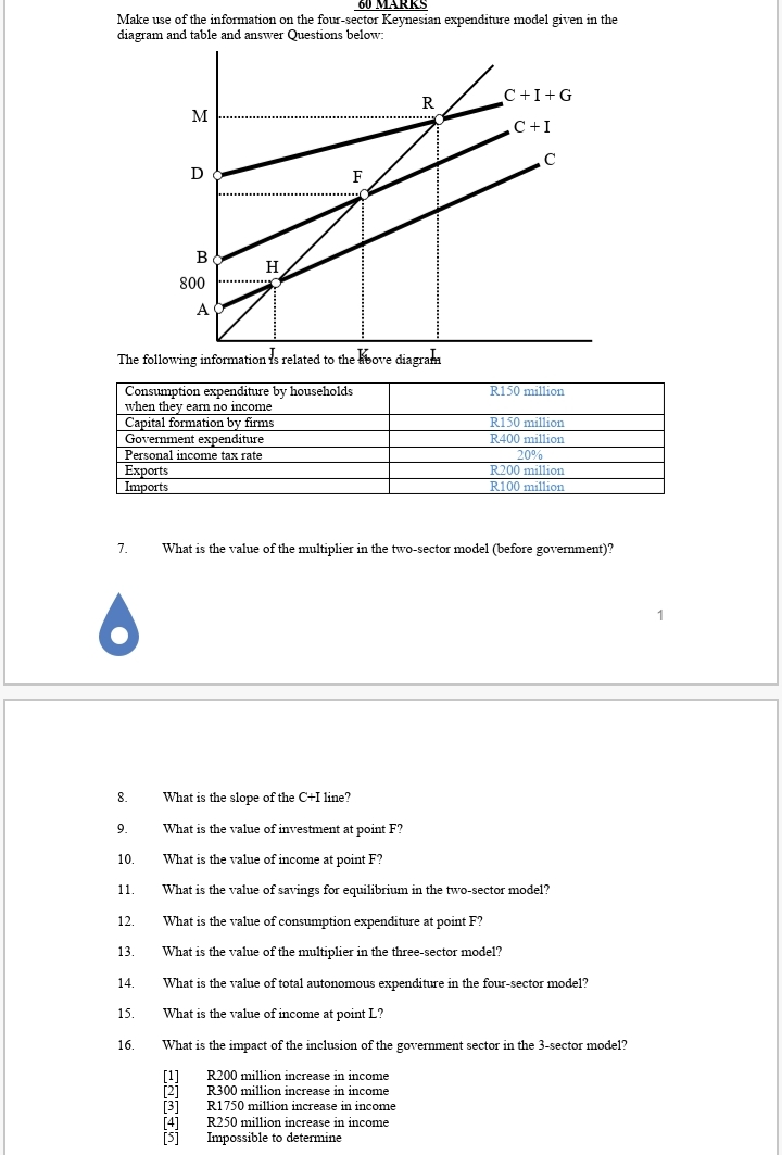 Aaccording to the above table. Please help me to answer the following.