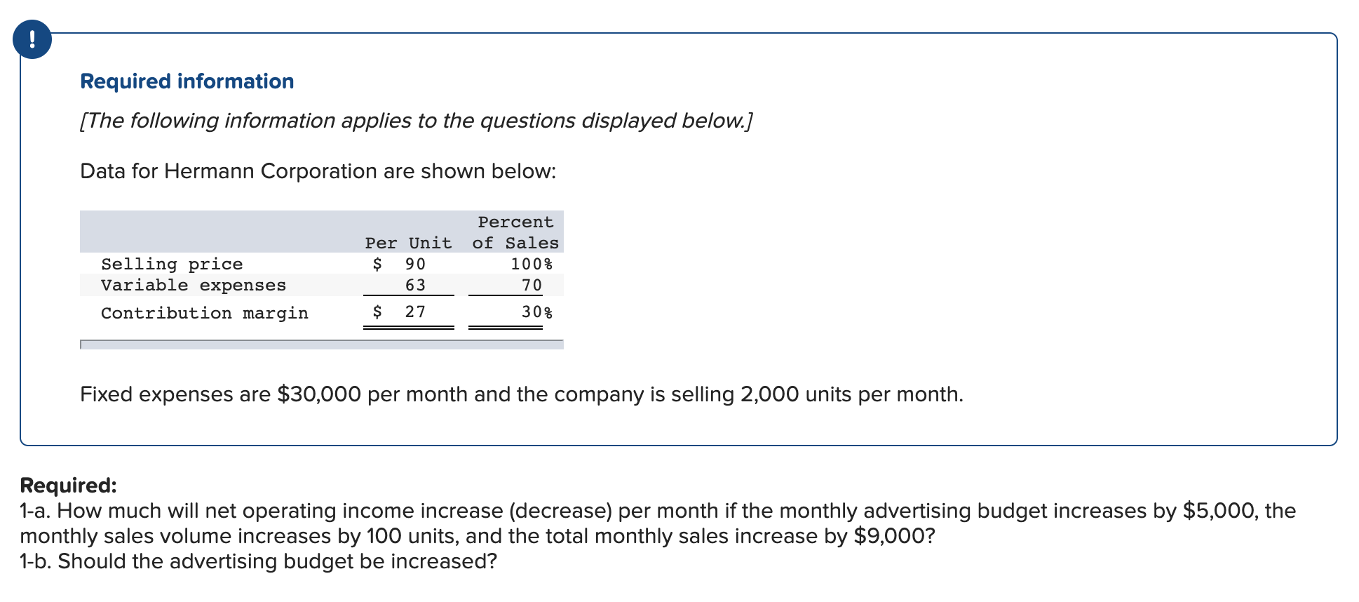 Data for Hermann COrporation are shown below: Required information [The following information