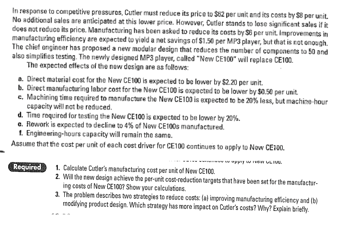 incurrlllce, locked-in costs, annuity-based previous costing. Cutler Electionice makes an MP3 player,