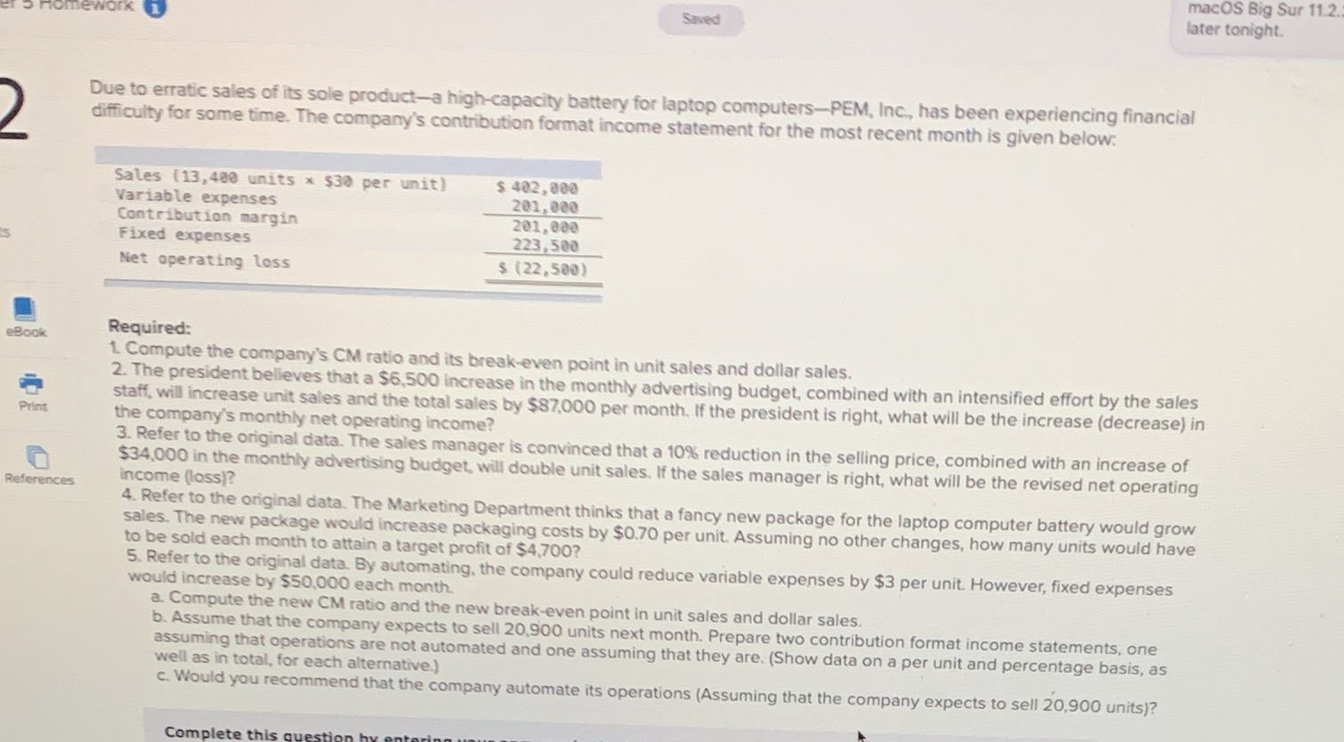 macOS Big Sur 11.2. Saved later tonight. Due to erratic sales