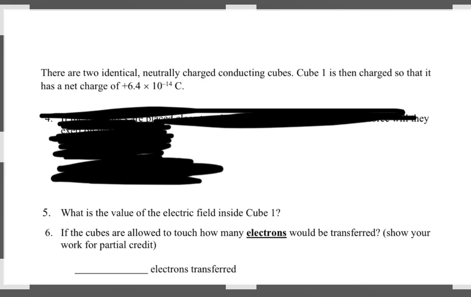 Please help me answer number 5 & 6 and please thoroughly explain