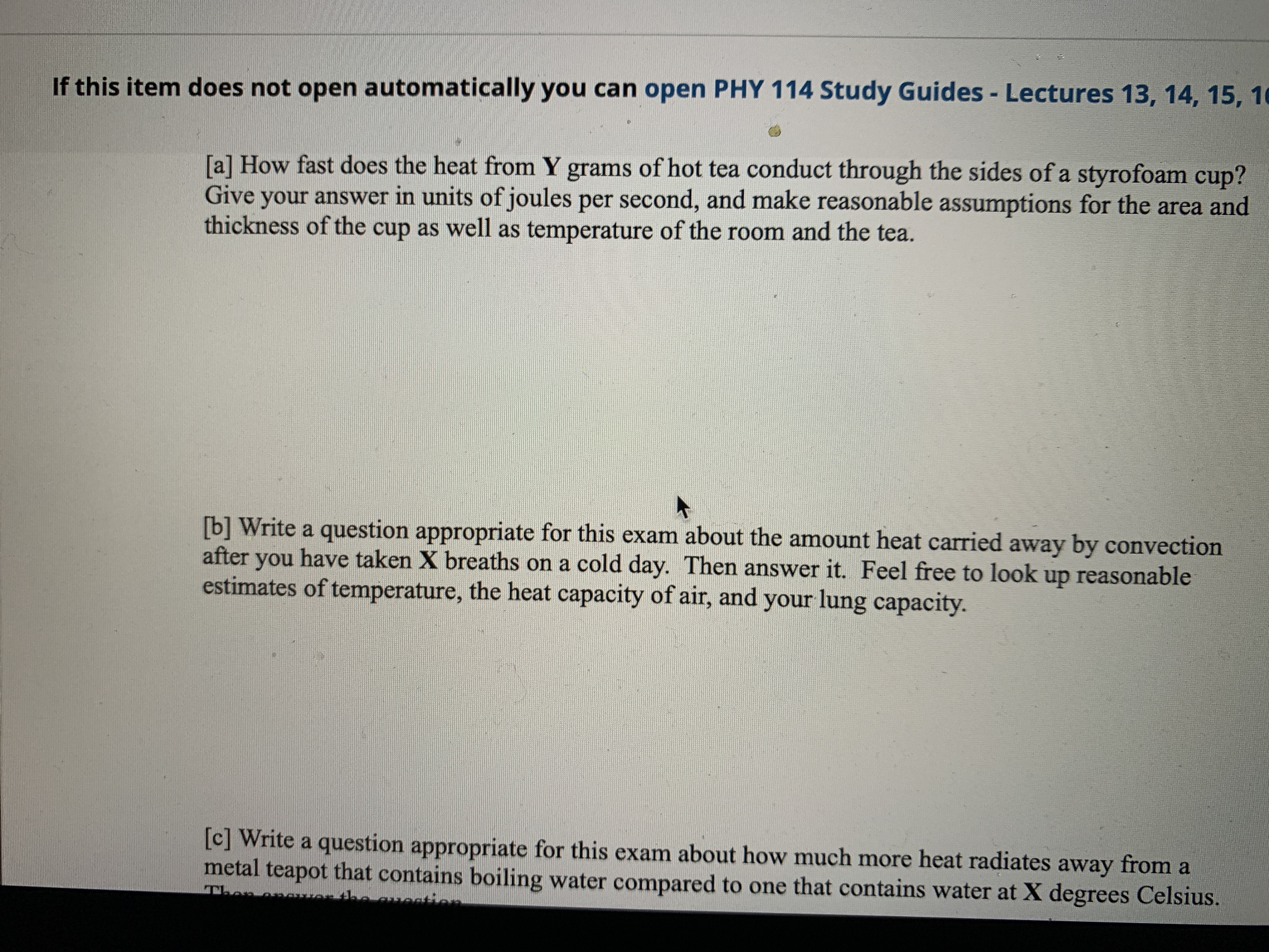 Can you help me to answer questions a, b, c? If this