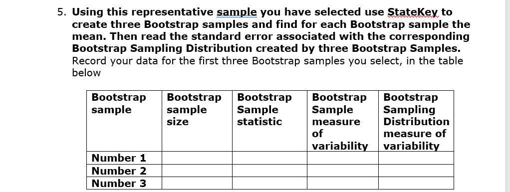 m distribution: Center of the Distribution Variability 5. Using this representative w