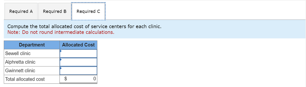 department supports all of the clinics and the legal services department. The