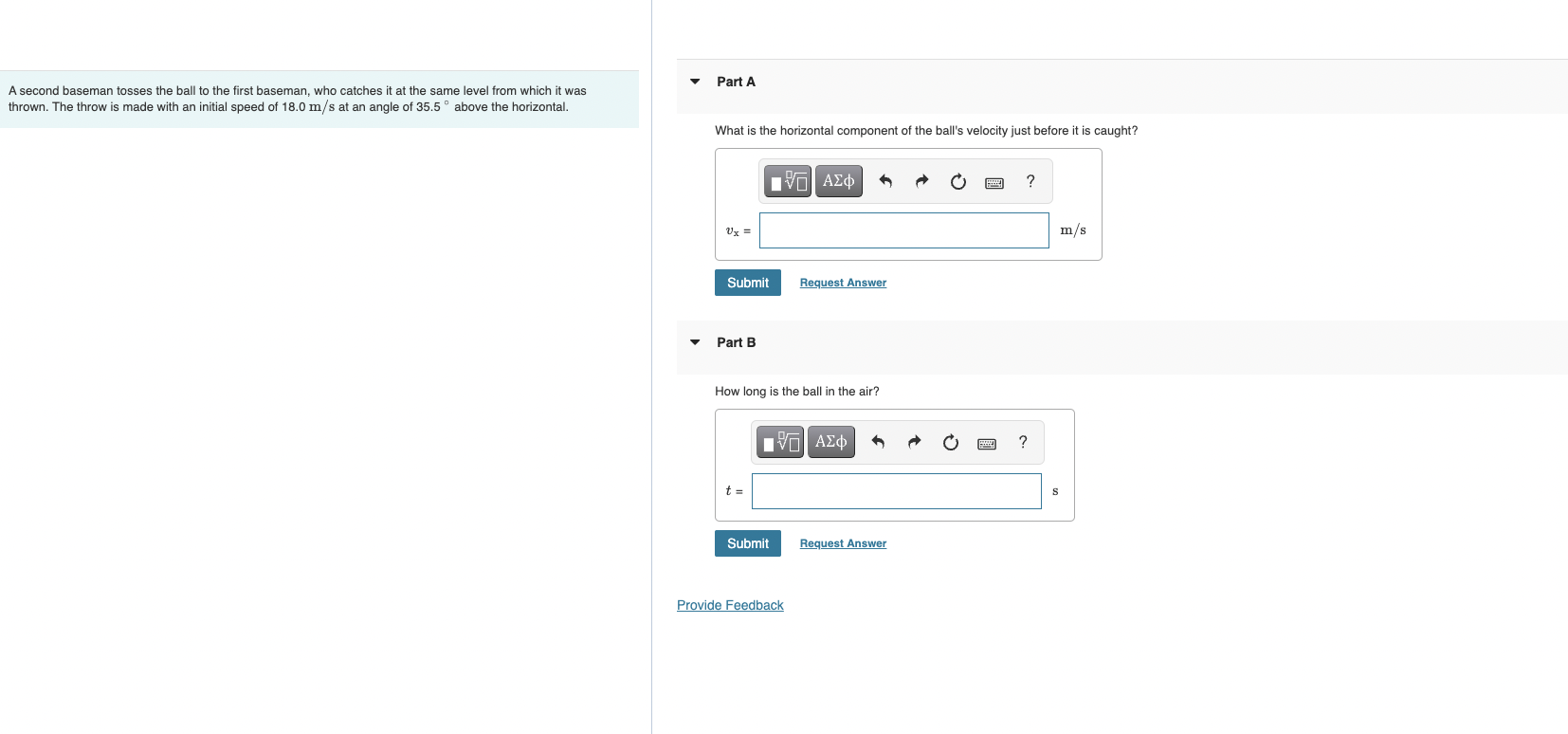 Part A A second baseman tosses the ball to the first