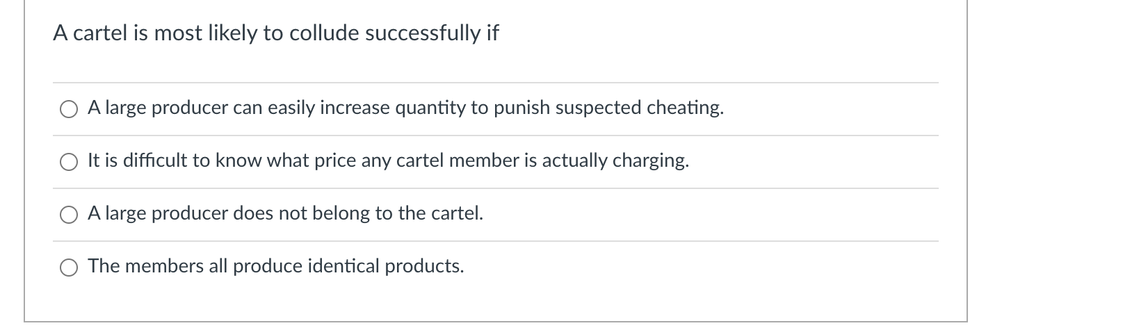 Arm in a new industry that will have just a few producers