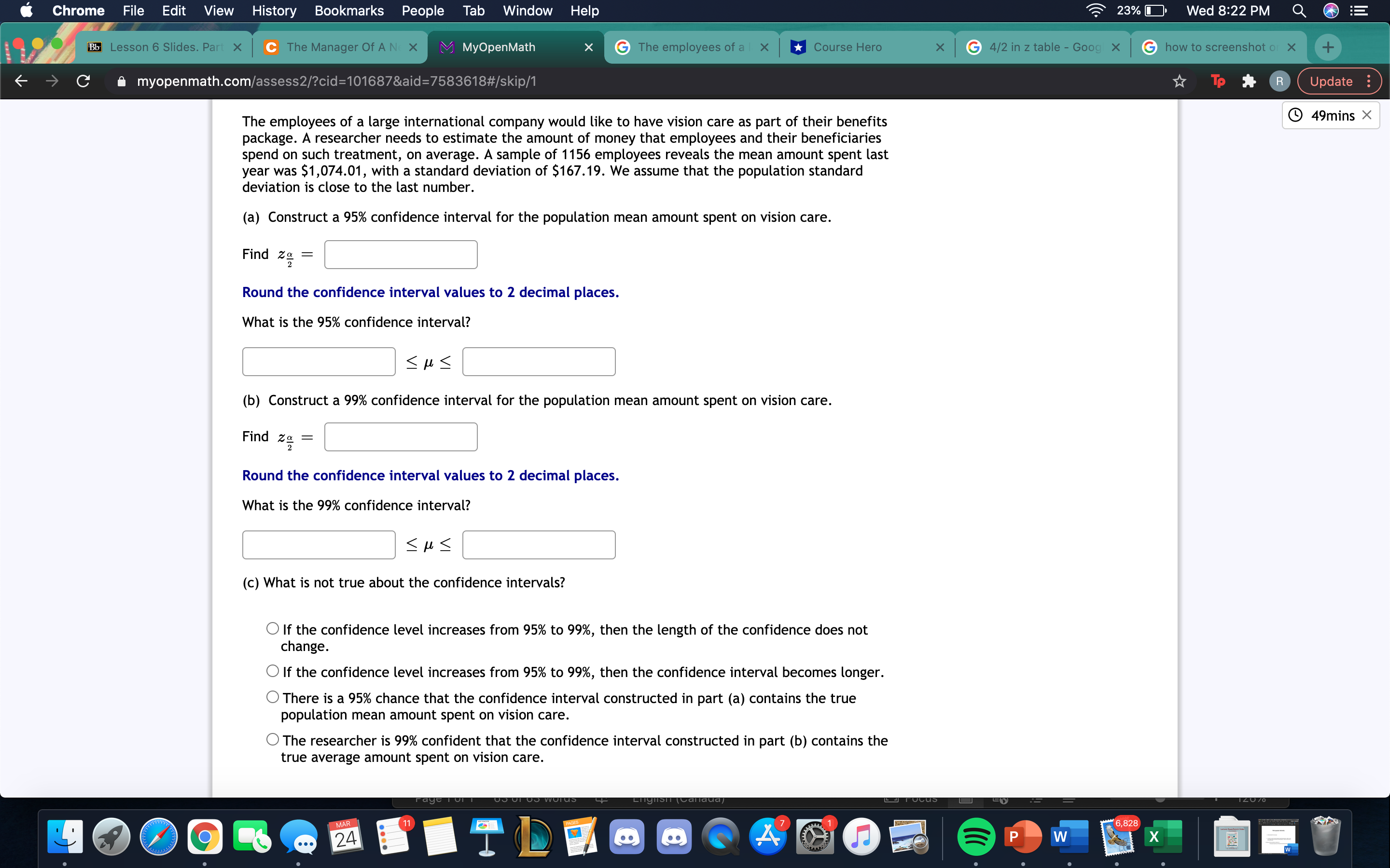 Would like some help on these questions I' chrome File Edit View