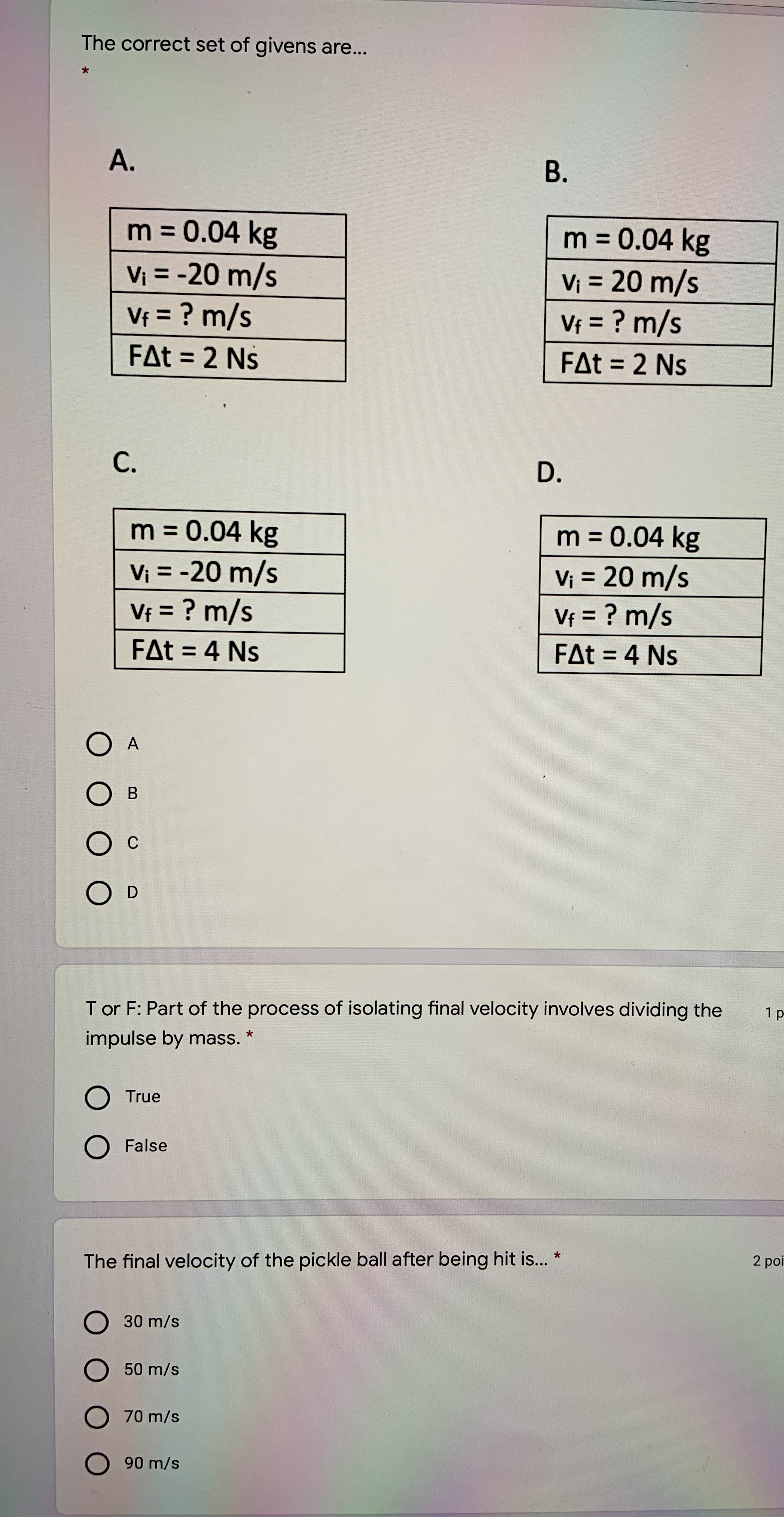 I need some practice with these problems in Physics. I'm taking some