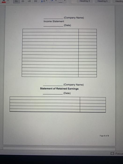 Wages Payable Long-Term Notes Payable Common Stock Retained Earnings (1/1/2018) Dividends Service