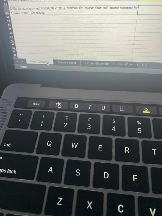 following for Amazon (10 point) Depreciation & Amortization Cash used for capital