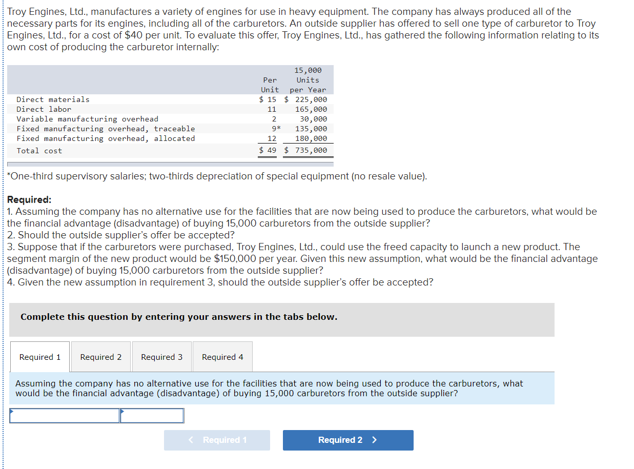 Hello all, can someone please help me answer this question. Troy Engines,