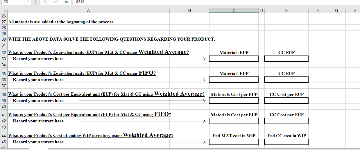 in the pictures on excel showing formulas I need help in this,