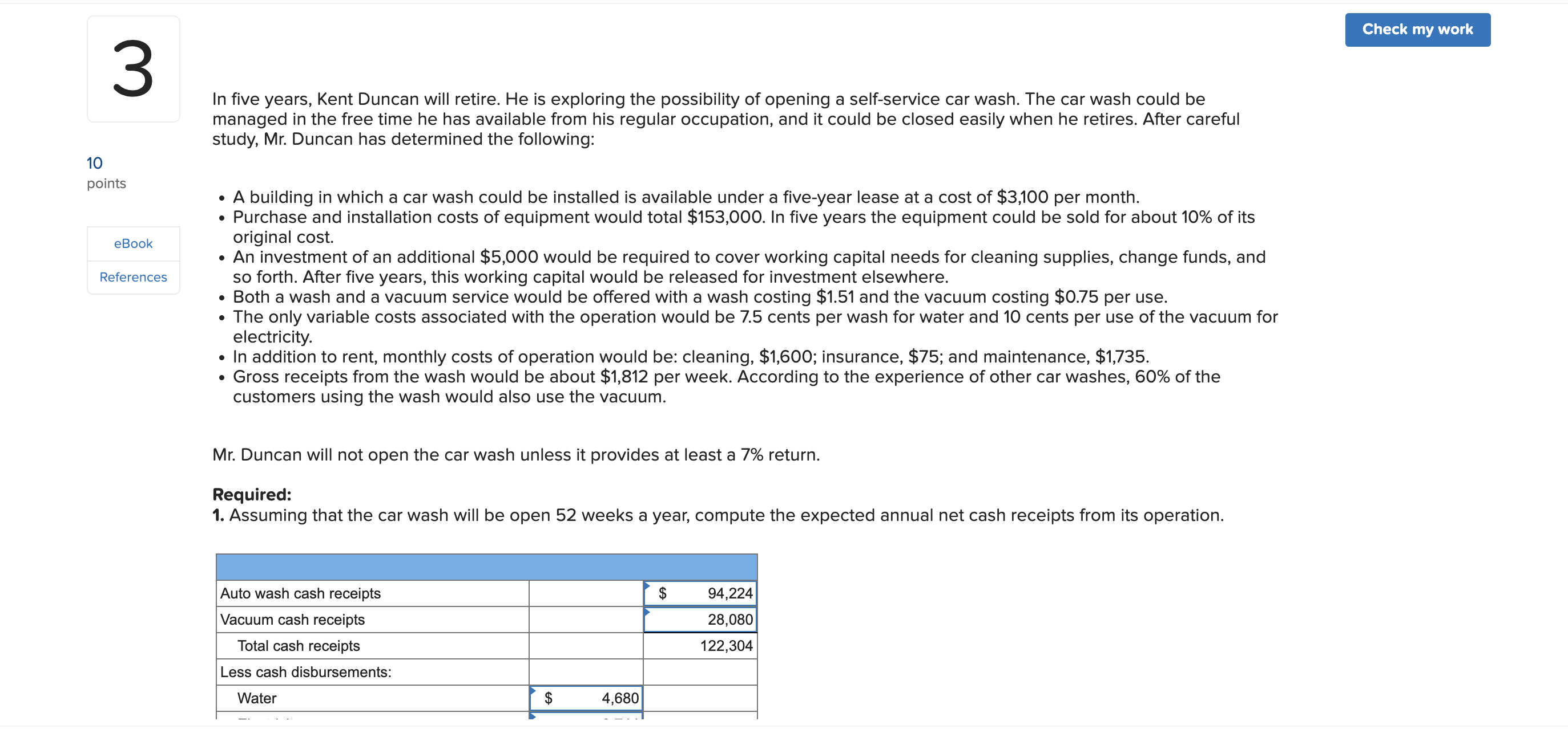  10 points eEook References In five years, Kent Duncan will retire.