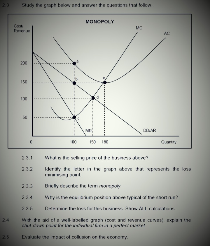 MARKS - 30 MINUTES 2.1 Answer the following questions. 2.1.1 Name any