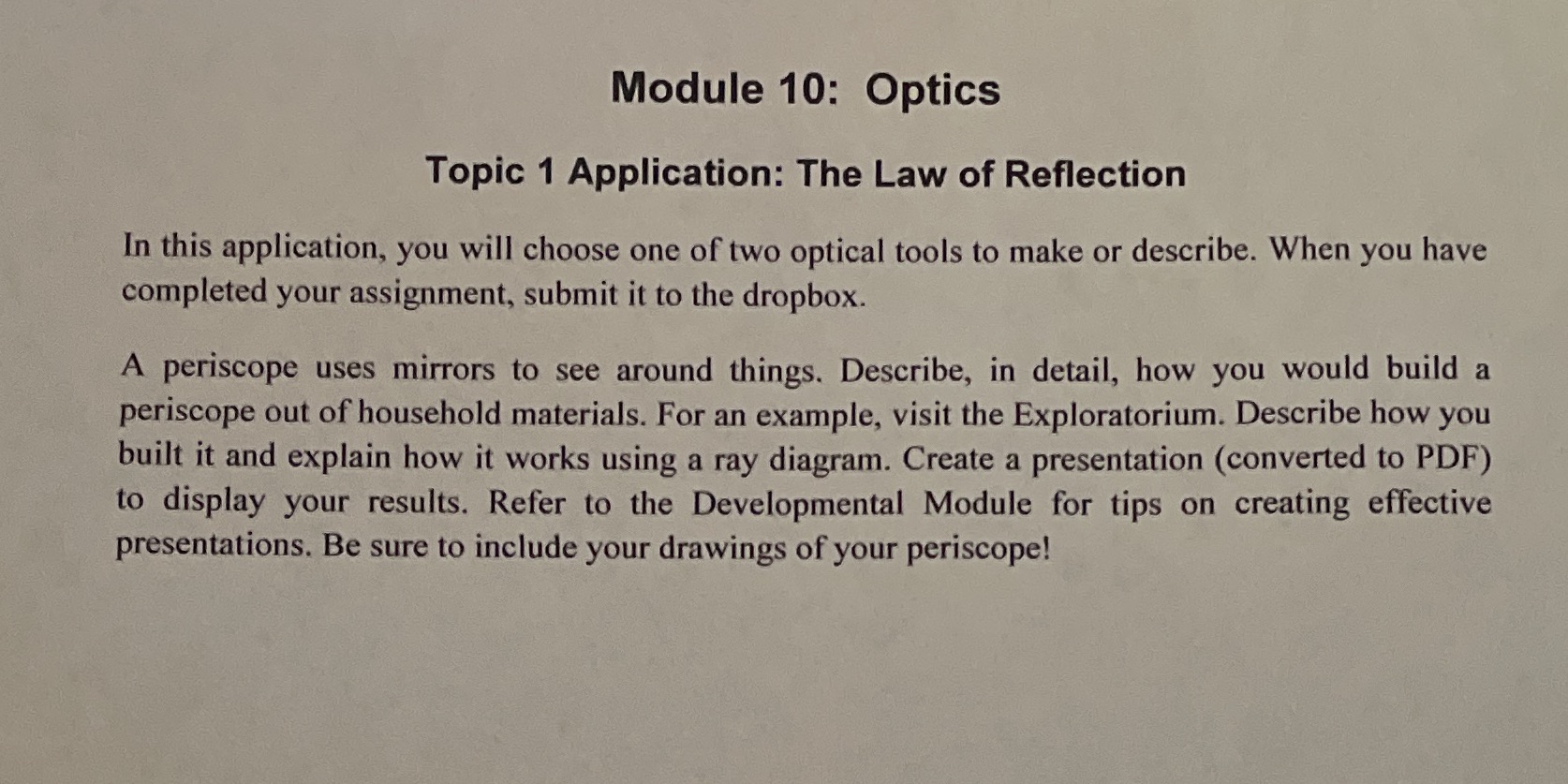 Please help I got mine but I'm confused Mod 10 top 1