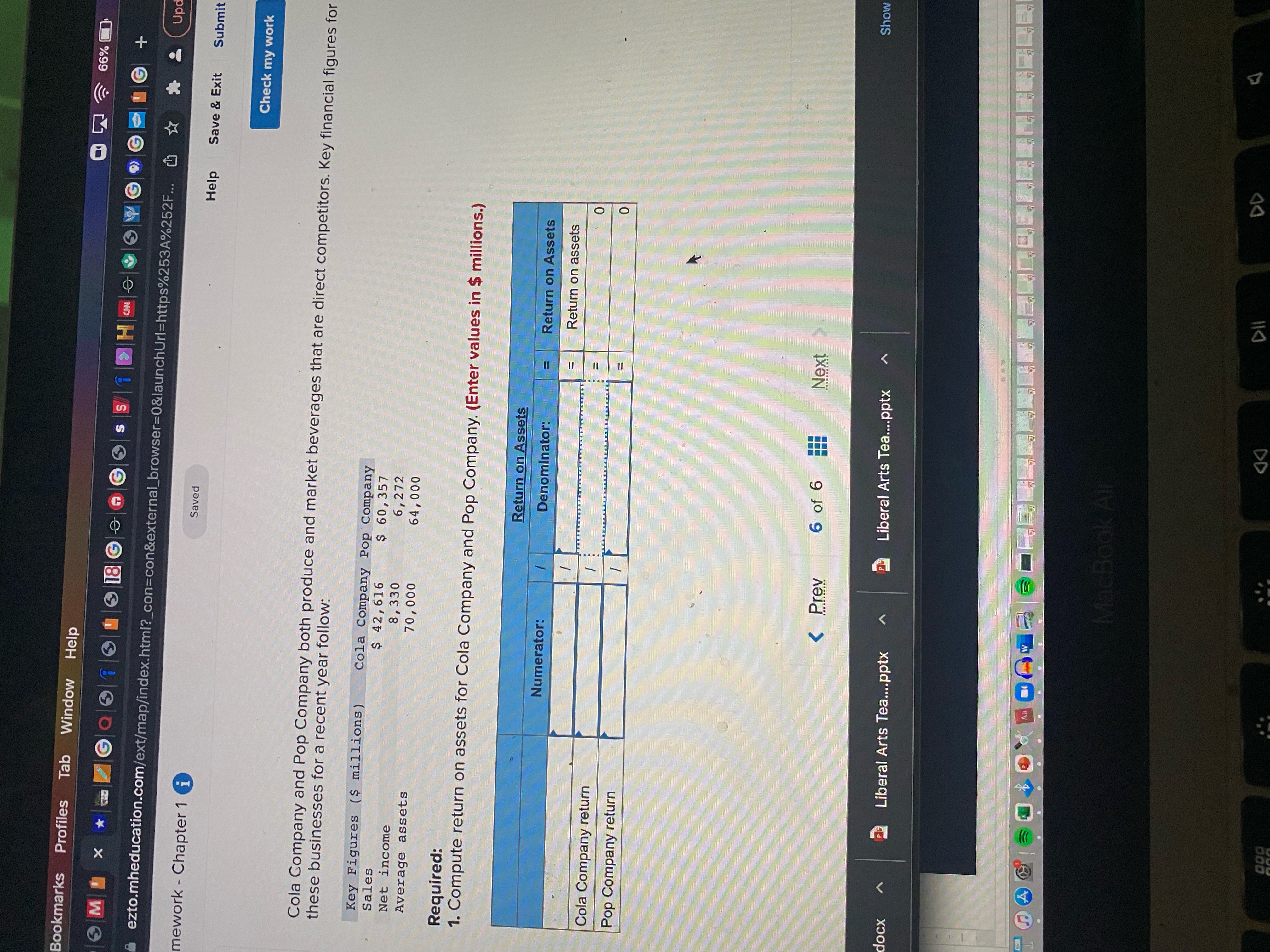  Bookmarks Profiles Tab Window Help 66% SMI + ezto.mheducation.com/ext/map/index.html?_con=con&external_browser=0&launchUrl=https%253A%252F... ( *