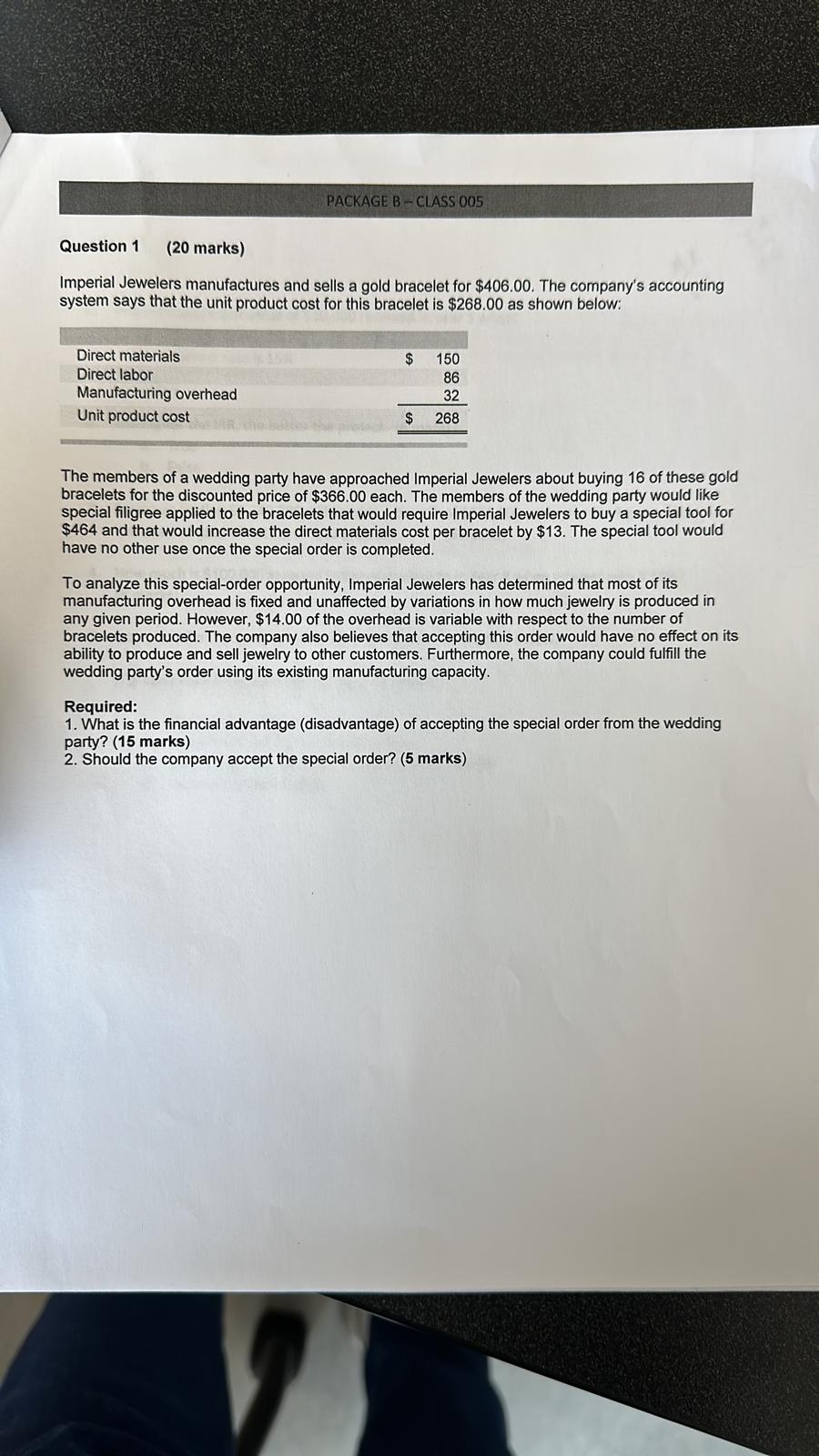 is the present value of $10,000 received in year 5 when: a.