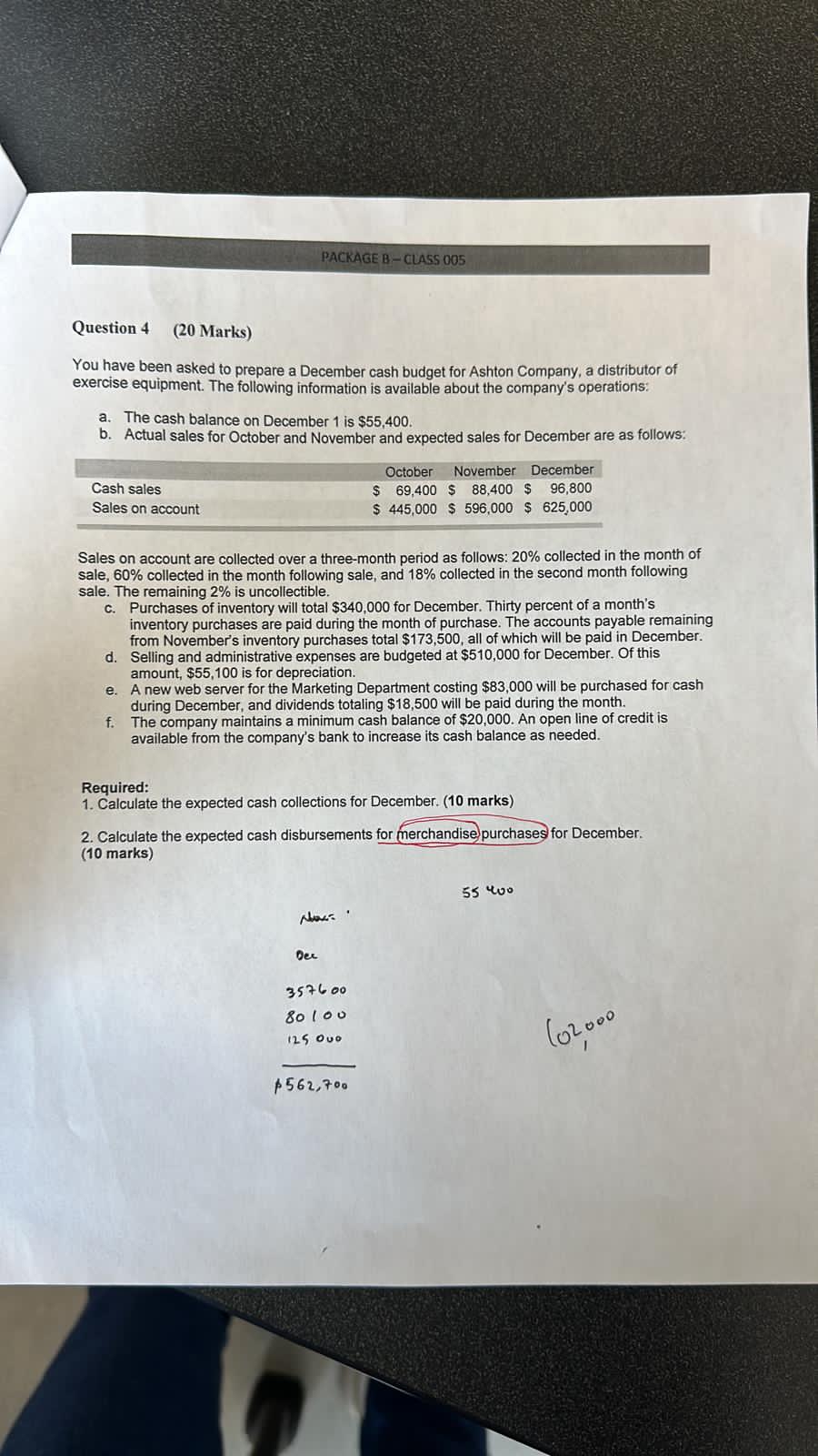 Interest rate is 5% b. Interest rate is 15% (6 marks) 2.