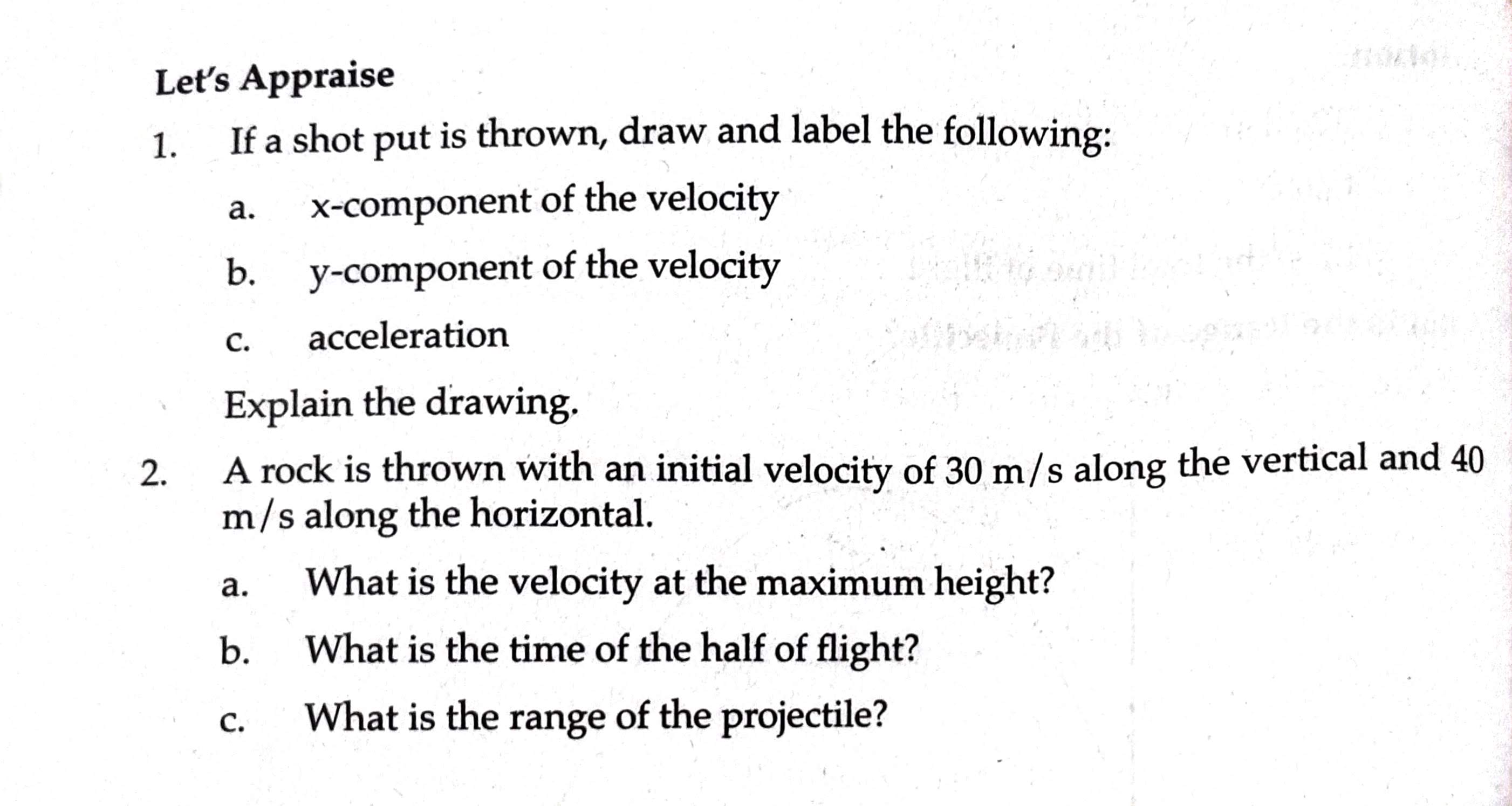 falls off with a slope of 33, Solve the following: a. What