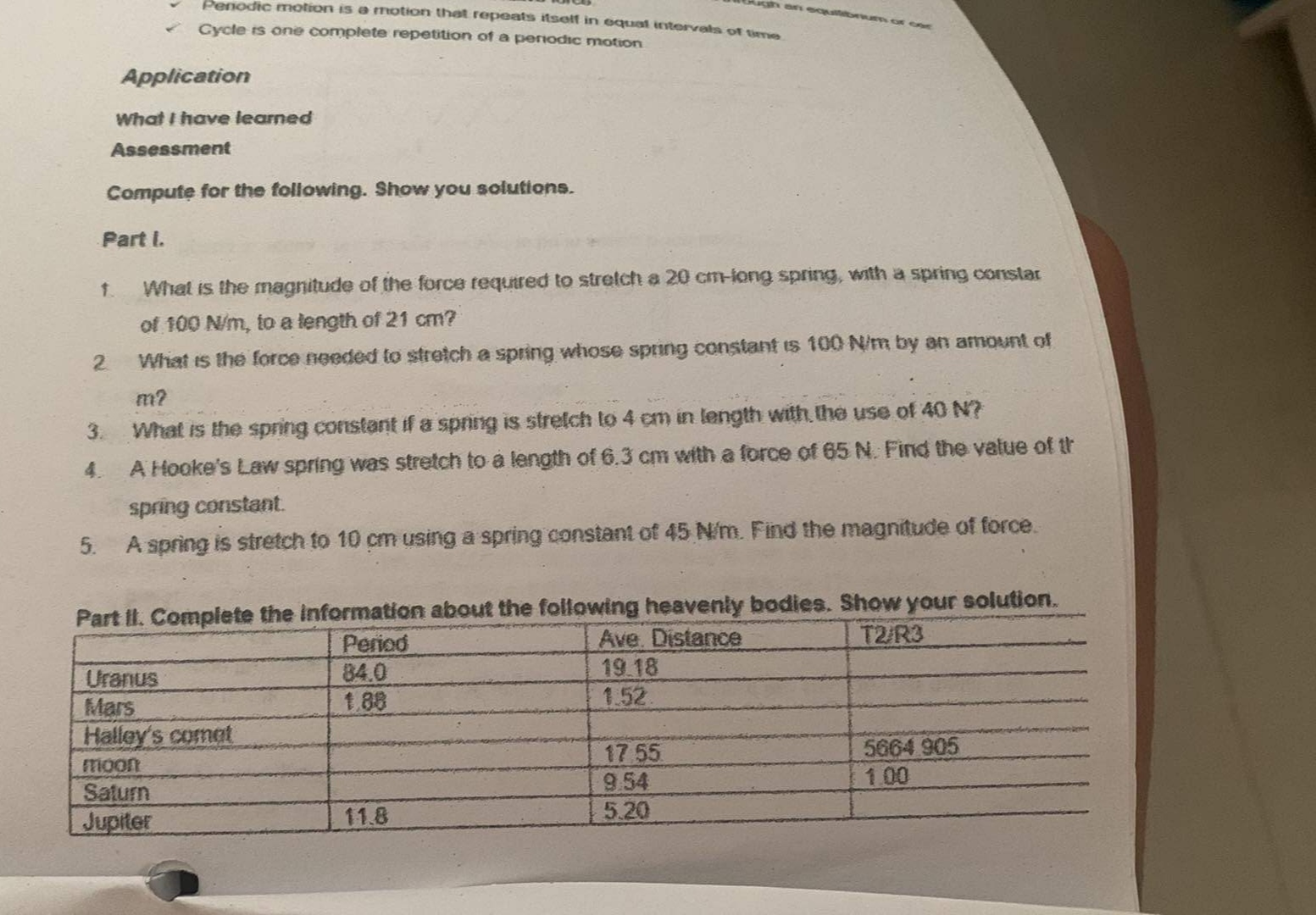 nodic motion is a motion that repeats itself in equal intervals