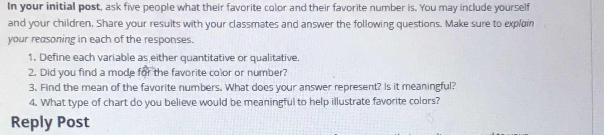 No reference. It a question that needs to be answer please In