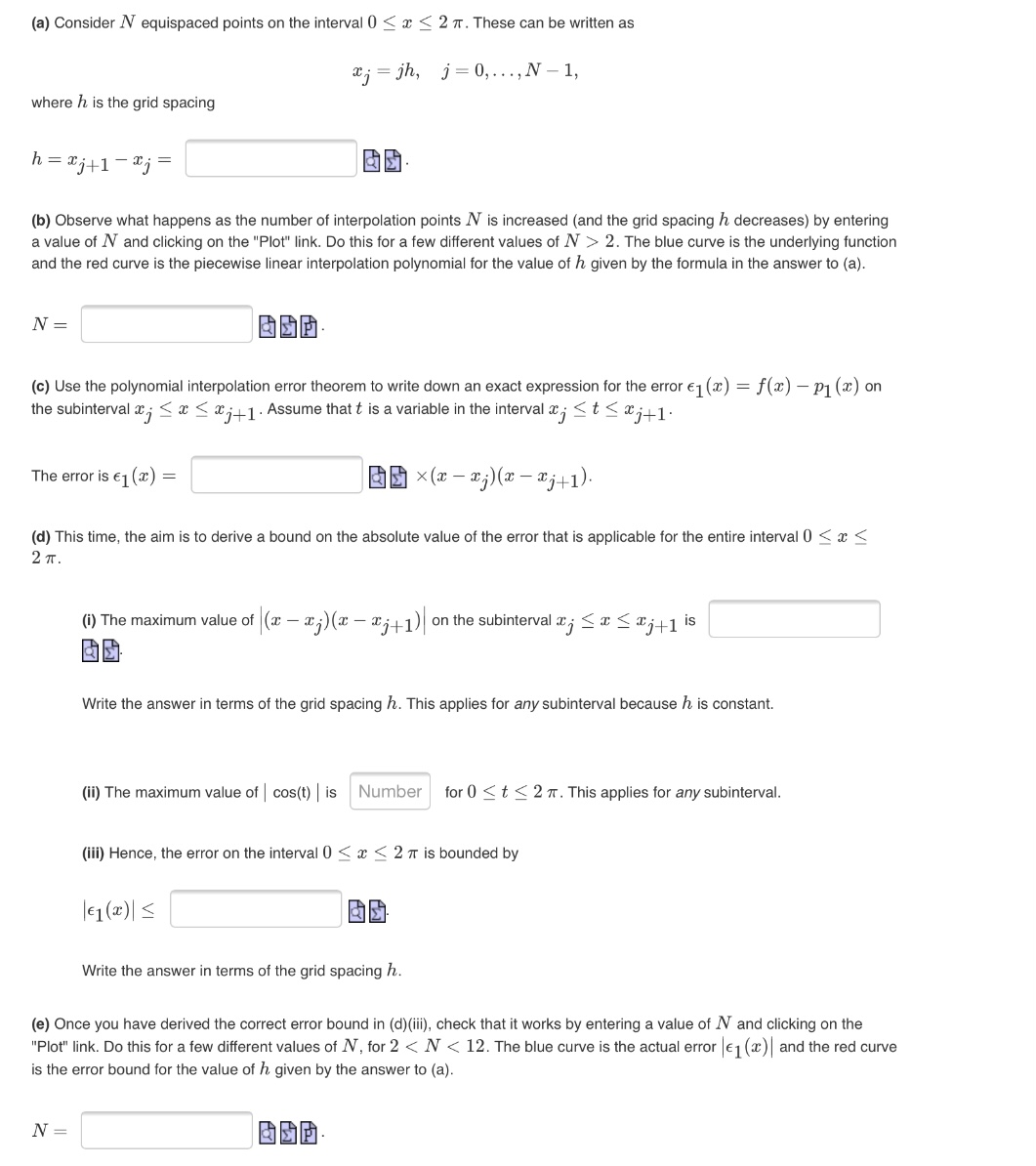 function at the given points are fo = f(x0) = Number and