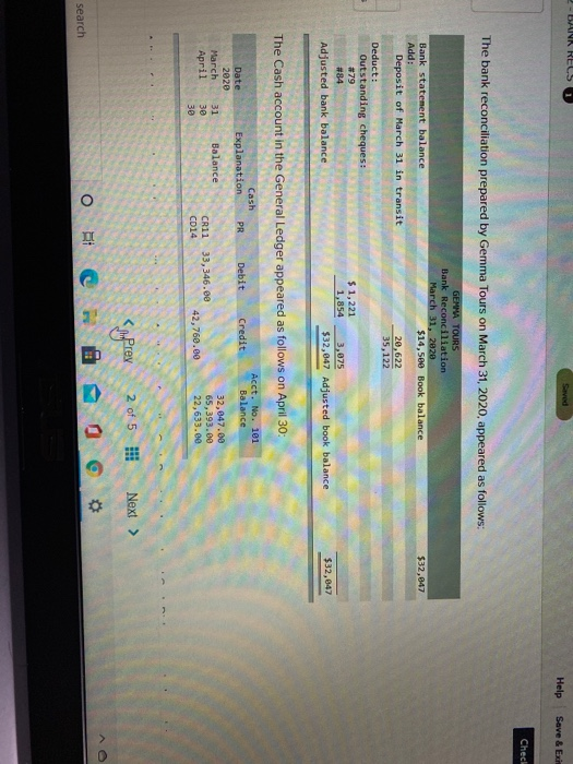  2-DAN RELS 1 Save Help Save & E Check The bank