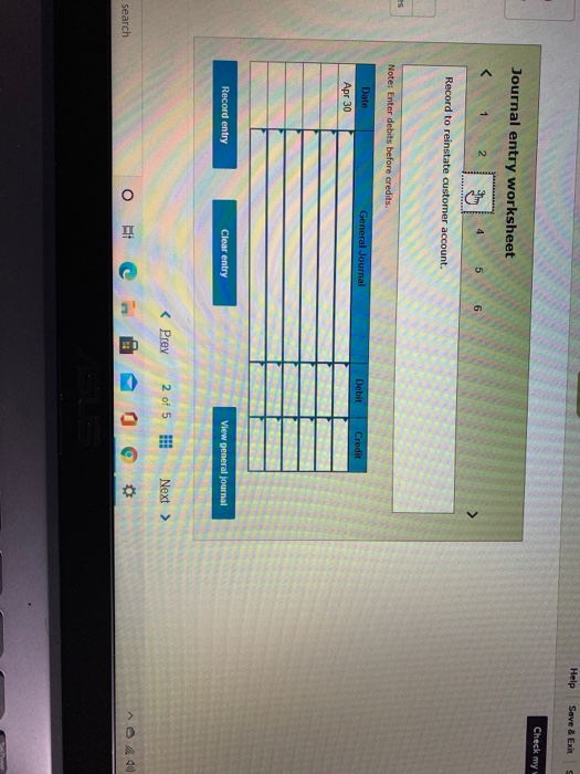 Credit Date 2020 March April Balance 31 30 30 CR11 33, 346.00