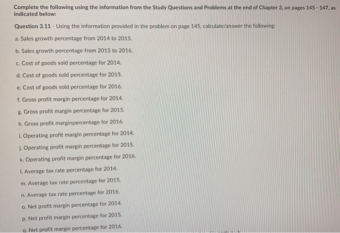 the Years Ended December 31, 2016, 2015 and 2014 Net sales Cost
