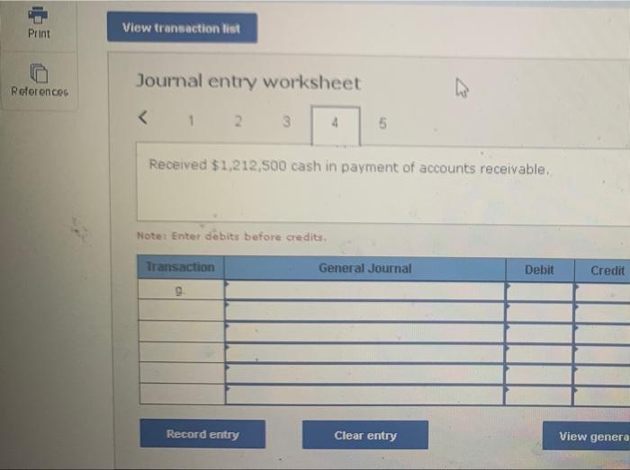 recevable collections and bad debts. These transactions are summarized as follows Year!