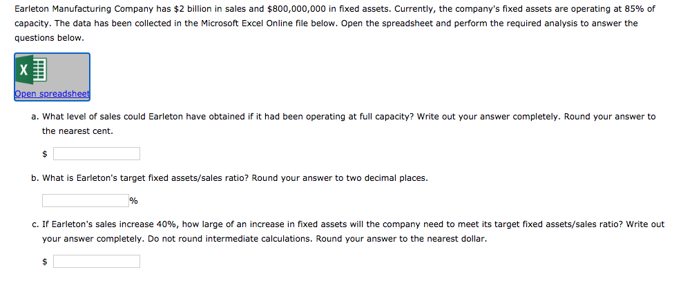 85.00% Cacluation of Full Capacity Sales: Full capacity sales Formulas #N/A Calculation