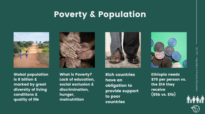 Poverty & Population BU TOIT - Population & Poverty Discussion Global