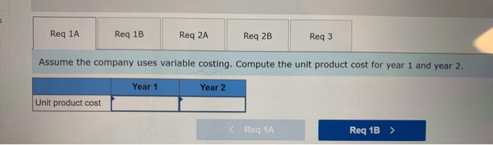 Statements (L06-1, LO6-2, LO6-3] Walsh Company manufactures and sells one product. The