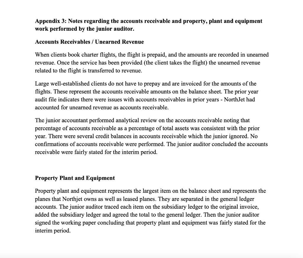 to the financial statements Burt & Cameron, a Halifax accounting firm, has