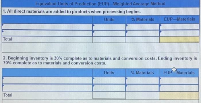 Use the following information for the Exercises below. The following information applies