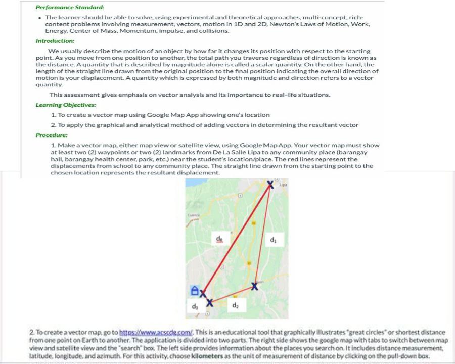 an educational tool that graphically illustrates "great circles" or shortest distance from