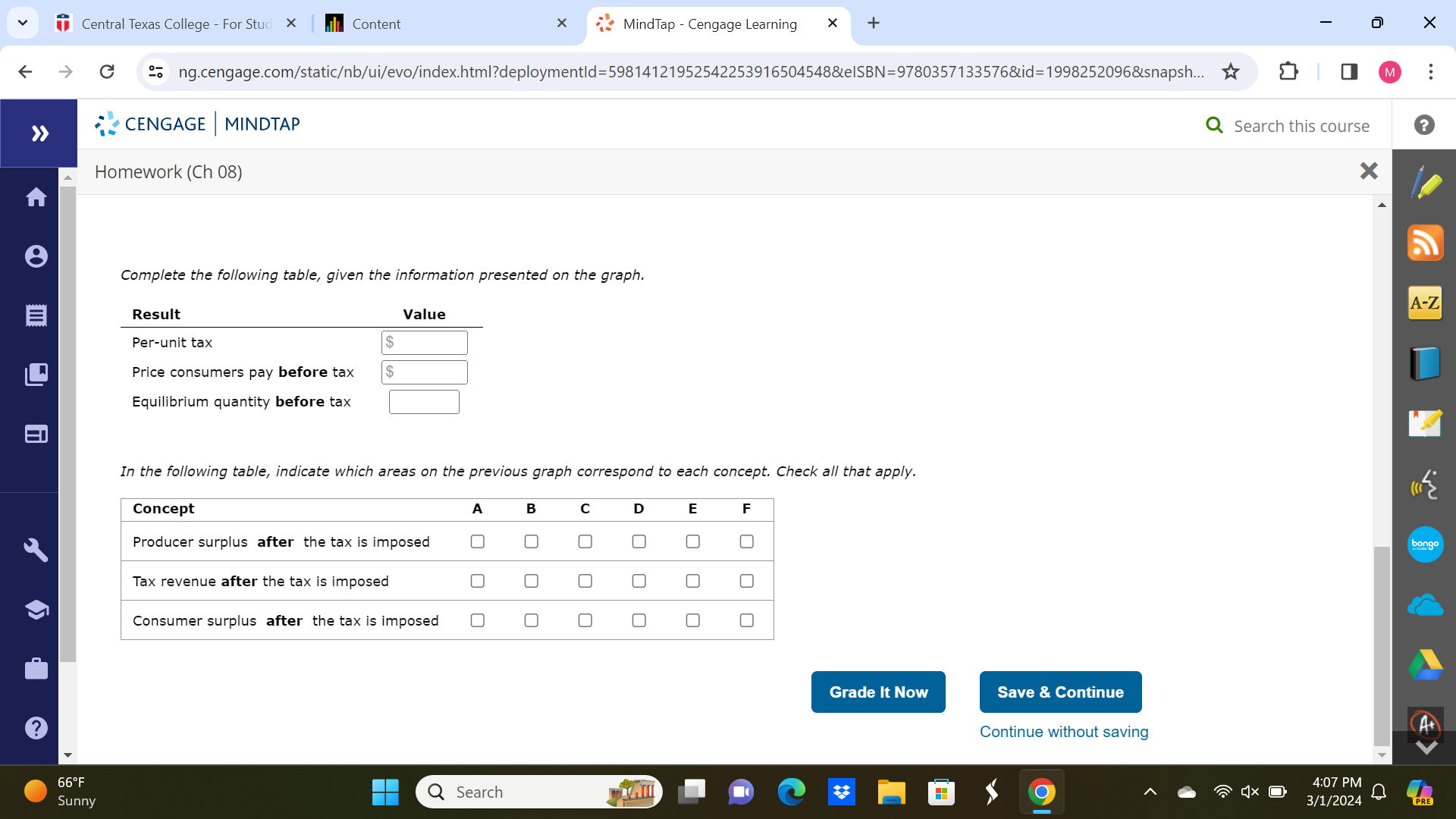 CENGAGE |MINDTAP Q Search this course ? Homework (Ch 08) X Back