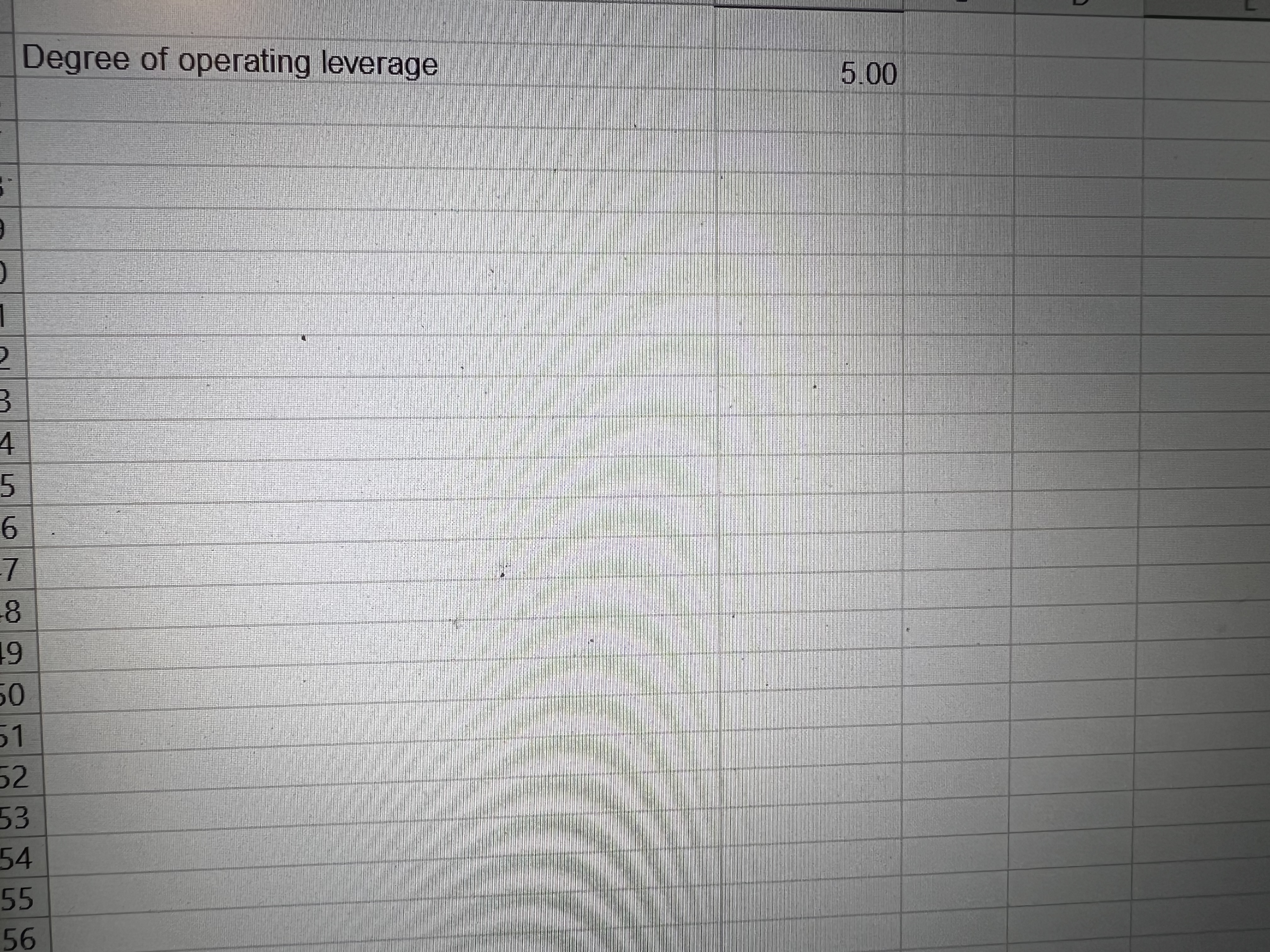 Data Unit sales 20,000 units Selling price per unit $60 per unit
