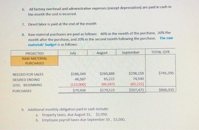of quarters, according to reports generated by the administrative staff. A month