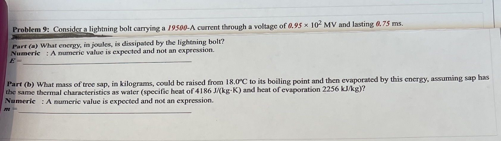 I need some help with A and B please Problem 9: Consider
