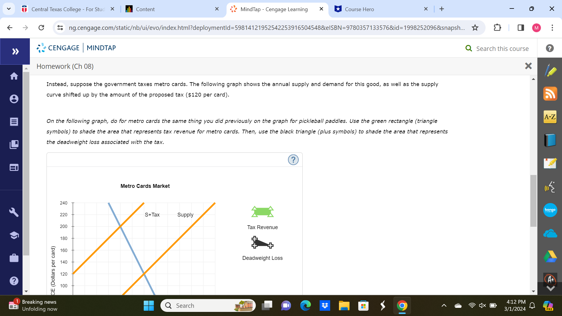 . .. CENGAGE |MINDTAP Q Search this course ? Homework (Ch 08)